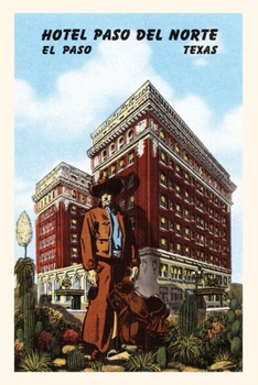 Paperback Vintage Journal Hotel Paso del Norte, El Paso, Texas Book