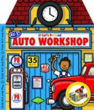 Spiral-bound Let's Pretend Al's Auto Workshop Book