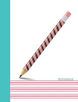 Paperback Notebook: Pencil Shadow College Ruled Composition Writing Book