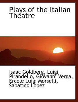 Paperback Plays of the Italian Theatre [Large Print] Book