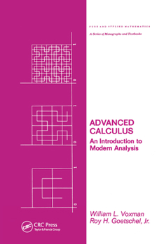 Paperback Advanced Calculus: An Introduction to Modern Analysis Book