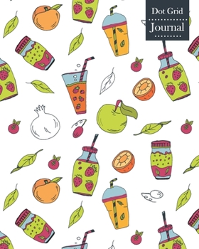 Paperback Dot Grid Journal: Notebook Planner with Vegetarian Themed Cover Design Book
