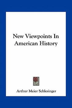 Paperback New Viewpoints in American History Book