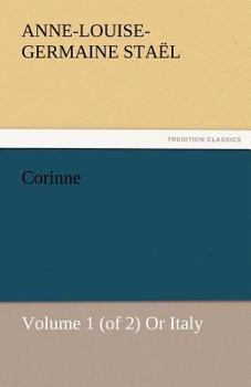 Paperback Corinne, Volume 1 (of 2) or Italy Book