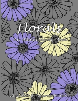 Paperback Florals: An Adult Coloring Book