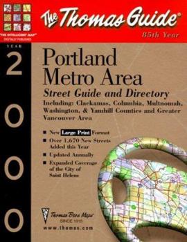 Spiral-bound Portland Metro Area: Street Guide and Directory Book
