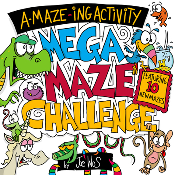 Paperback A-Maze-Ing Activity: Mega Maze Challenge Book