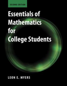 Paperback Essentials of College Mathematics for College Students Book