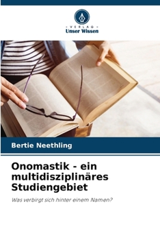 Paperback Onomastik - ein multidisziplinäres Studiengebiet [German] Book