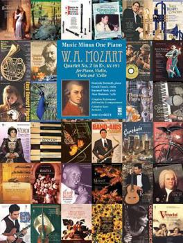 Paperback Mozart - Piano Quartet No. 2 in E-flat Major, KV493: Music Minus One Piano Book