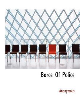Paperback Borce of Police Book