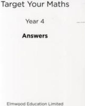 Paperback Target Your Maths Year 4 Answer Book: Year 4 Book