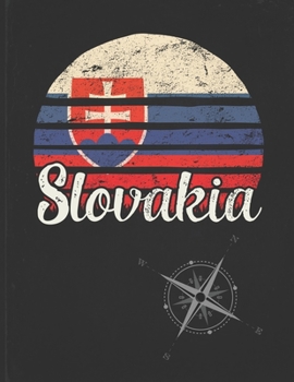 Slovakia: Slovak Vintage Flag Personalized Retro Gift Idea for Coworker Friend or Boss  2020 Calendar Daily Weekly Monthly Planner Organizer