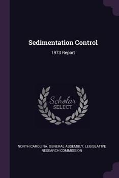 Paperback Sedimentation Control: 1973 Report Book