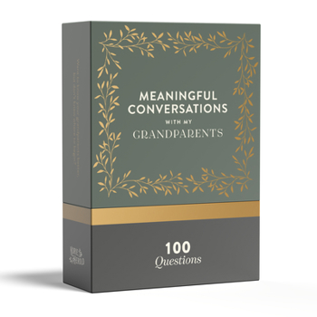 Product Bundle Meaningful Conversations with My Grandparents: 100 Interactive Conversation Card S for Families Book