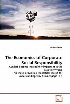 Paperback The Economics of Corporate Social Responsibility Book