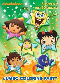 Paperback Jumbo Coloring Party (Nick Jr.) Book