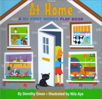 Board book At Home: A My First Words Flap Book