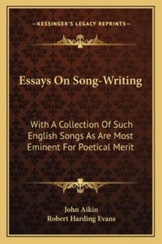 Essays on Song-writing;