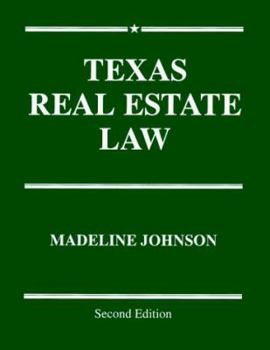 Paperback Texas Real Estate Law Book