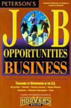 Paperback Peterson's Job Opportunities: Business Book