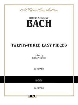 Paperback Bach (edited by Mugellini) / 23 Easy Pieces (For Piano) Book