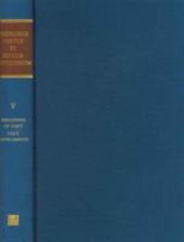 Hardcover Thesaurus Cultus Et Rituum Antiquorum Volume V: Personnel of Cult Volume 5 Book