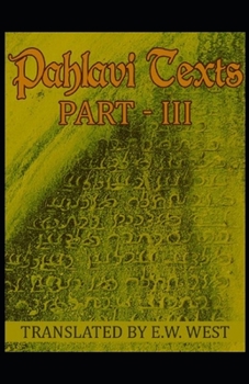 Paperback Pahlavi Texts Part 3( illustrated edition) Book