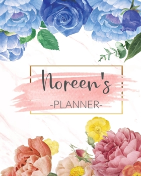 Noreen's Planner: Monthly Planner 3 Years January - December 2020-2022 | Monthly View | Calendar Views Floral Cover - Sunday start