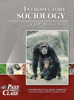 Hardcover Introductory Sociology CLEP Practice Tests Book