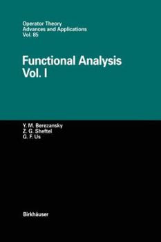 Paperback Functional Analysis: Vol. I Book