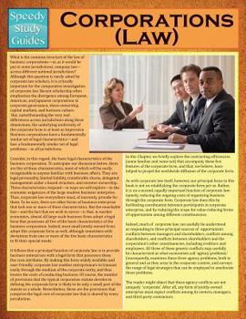 Paperback Corporations (Law) Book