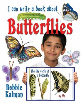 Hardcover I Can Write a Book about Butterflies Book