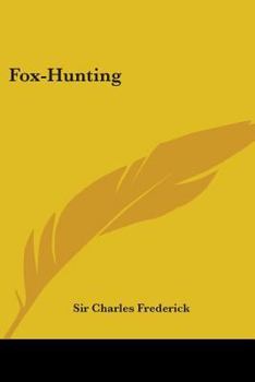 Paperback Fox-Hunting Book