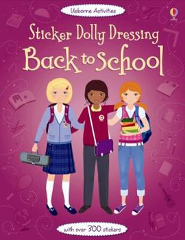 Back to School - Book  of the Usborne Sticker Dressing