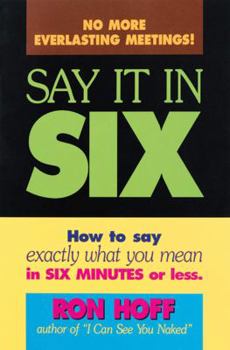 Paperback Say It in Six Book