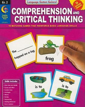 Paperback Comprehension and Critical Thinking, Grade 2 Book