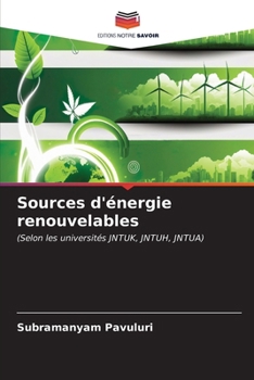 Paperback Sources d'énergie renouvelables [French] Book