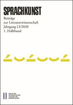 Paperback Sprachkunst: Beitrage Zur Literaturwissenschaft Jahrgang Li/2020 1. Halbband [German] Book