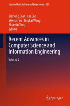 Hardcover Recent Advances in Computer Science and Information Engineering: Volume 2 Book