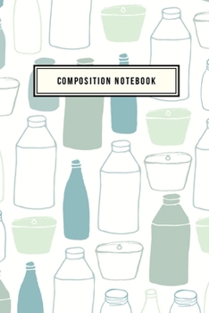 Paperback Composition Notebook: College Ruled 6" x 9" Writing Notes Journal, Office, Kids, School and college student. Book