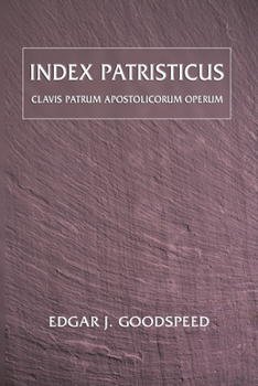 Paperback Index Patristicus Book