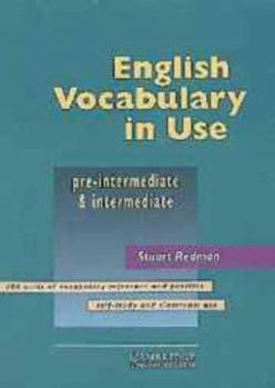 Paperback English Vocabulary in Use Pre-Intermediate and Intermediate with Answers Book