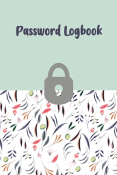 Paperback Password Logbook: Practical Password Logbook and Personal Internet Address Organizer [Large Print] Book