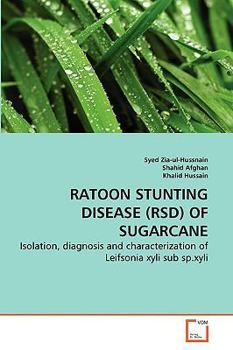 Paperback Ratoon Stunting Disease (Rsd) of Sugarcane Book