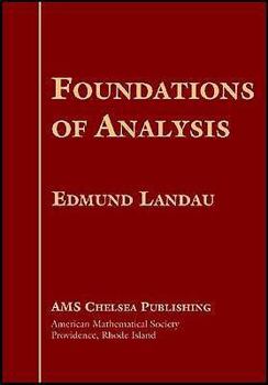 Hardcover Foundations of Analysis Book