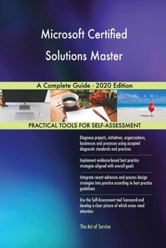 Paperback Microsoft Certified Solutions Master A Complete Guide - 2020 Edition Book