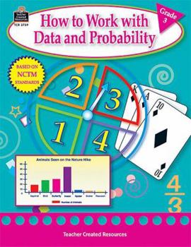 Paperback How to Work with Data & Probability, Grade 3 Book