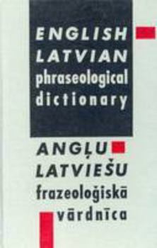 Hardcover English Latvian Phraselogical Dictionary Book