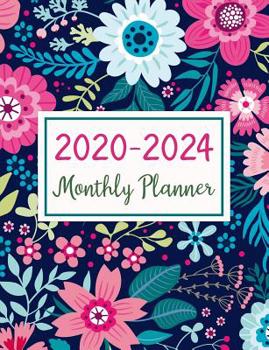 2020-2024 Monthly Planner: Five Years Monthly Planner (60 Months Calendar) For To Do List Journal Notebook Academic Schedule Agenda Logbook Or Student Teacher Organizer Business Appointment W/ Holiday